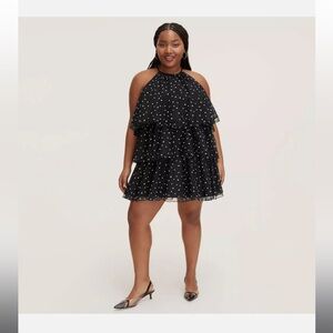 NWT Kate Spade New York Mini Polka Dot Tiered Mini Dress - XXS